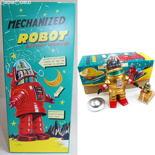 【中古即納】[FIG]MECHANIZED ROBOT(メカナイズド・ロボット) (GOLD ver.) Bセット 完成品 ソフビフィギュア  シカルナ工房(20170325)