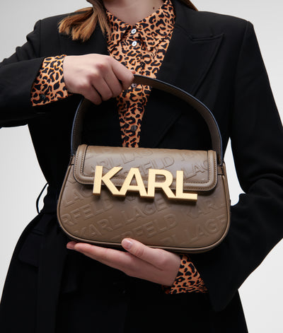 Karl Lagerfeld Shoulder Bag K/Seven Grainy SB - Black - Women - One Size