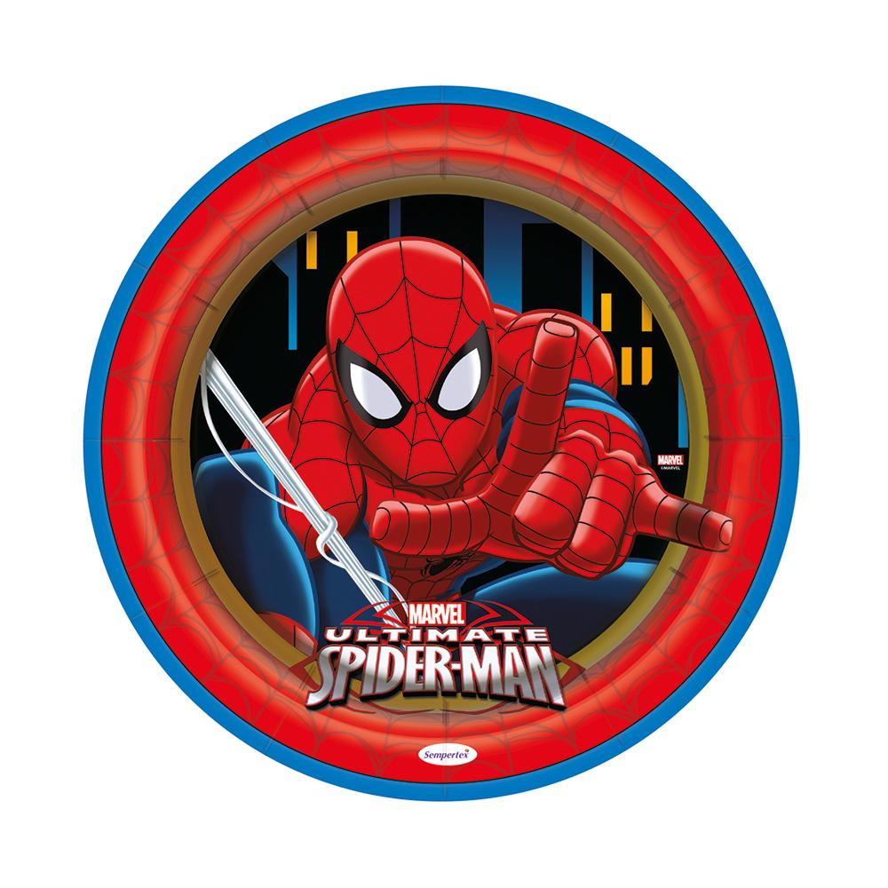 PLATO DESECHABLE SPIDERMAN| DESECHABLES FIESTA | SEMPERTEX – Sempertex