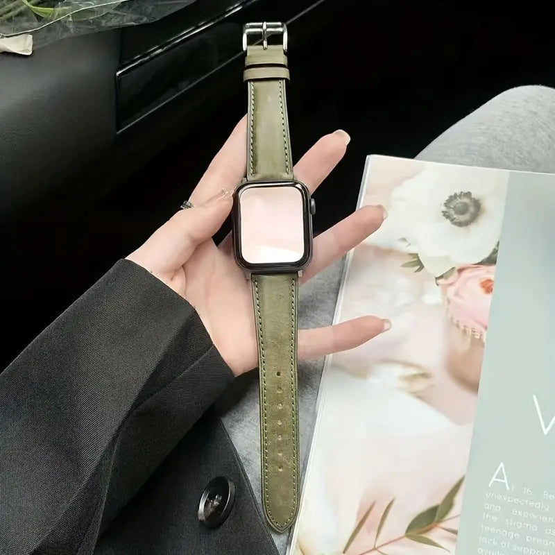 For Apple Watch Vintage Genuine Leather Bands great - weeGoody product image