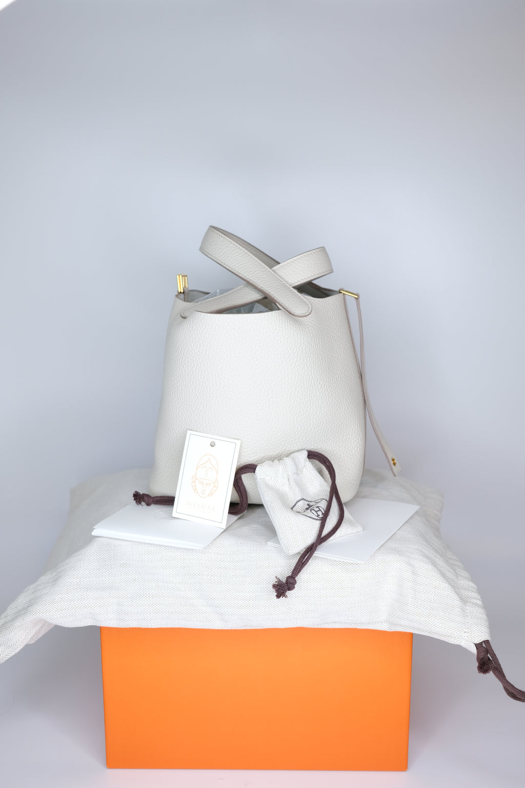 Hermes Picotin 18 0L Gris meyer with Silver hdw – Weluxe Designer