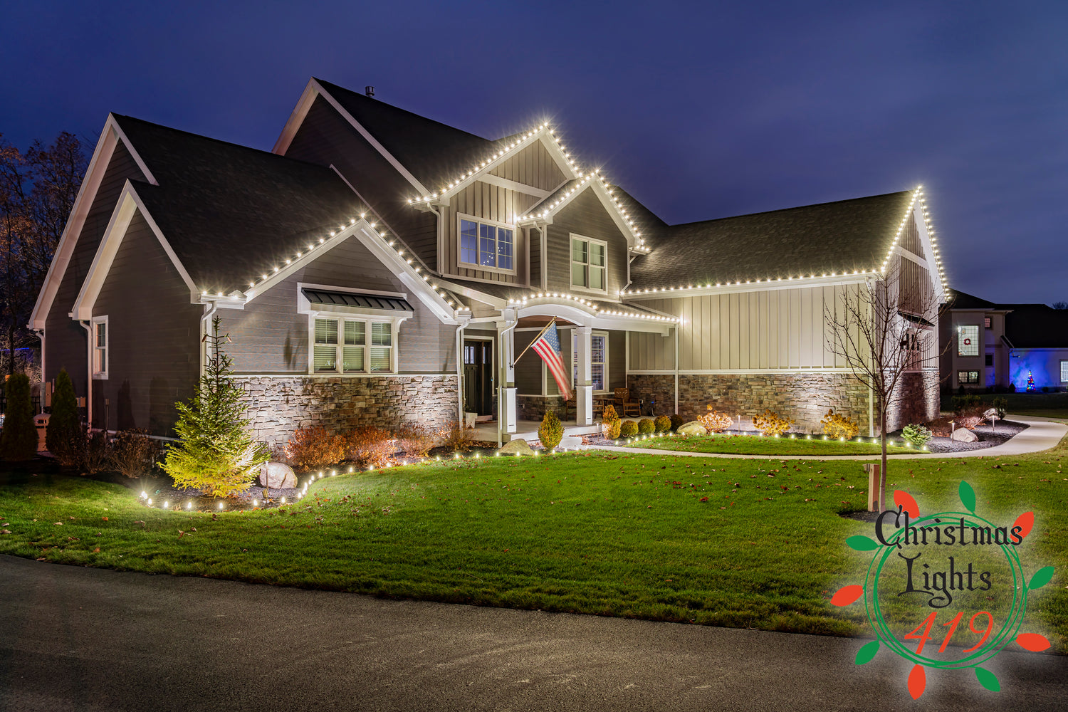 Christmas Light Installation