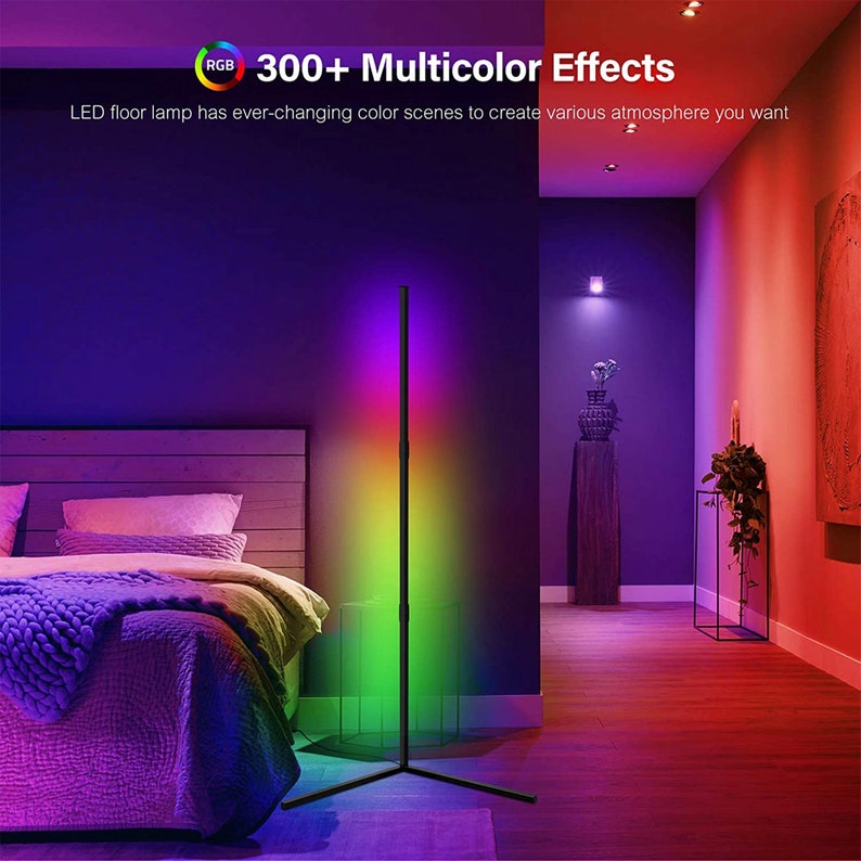 led floor lamp multi colour