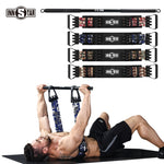 Adjustable Bench Press Resistance Band with Workout Bar
