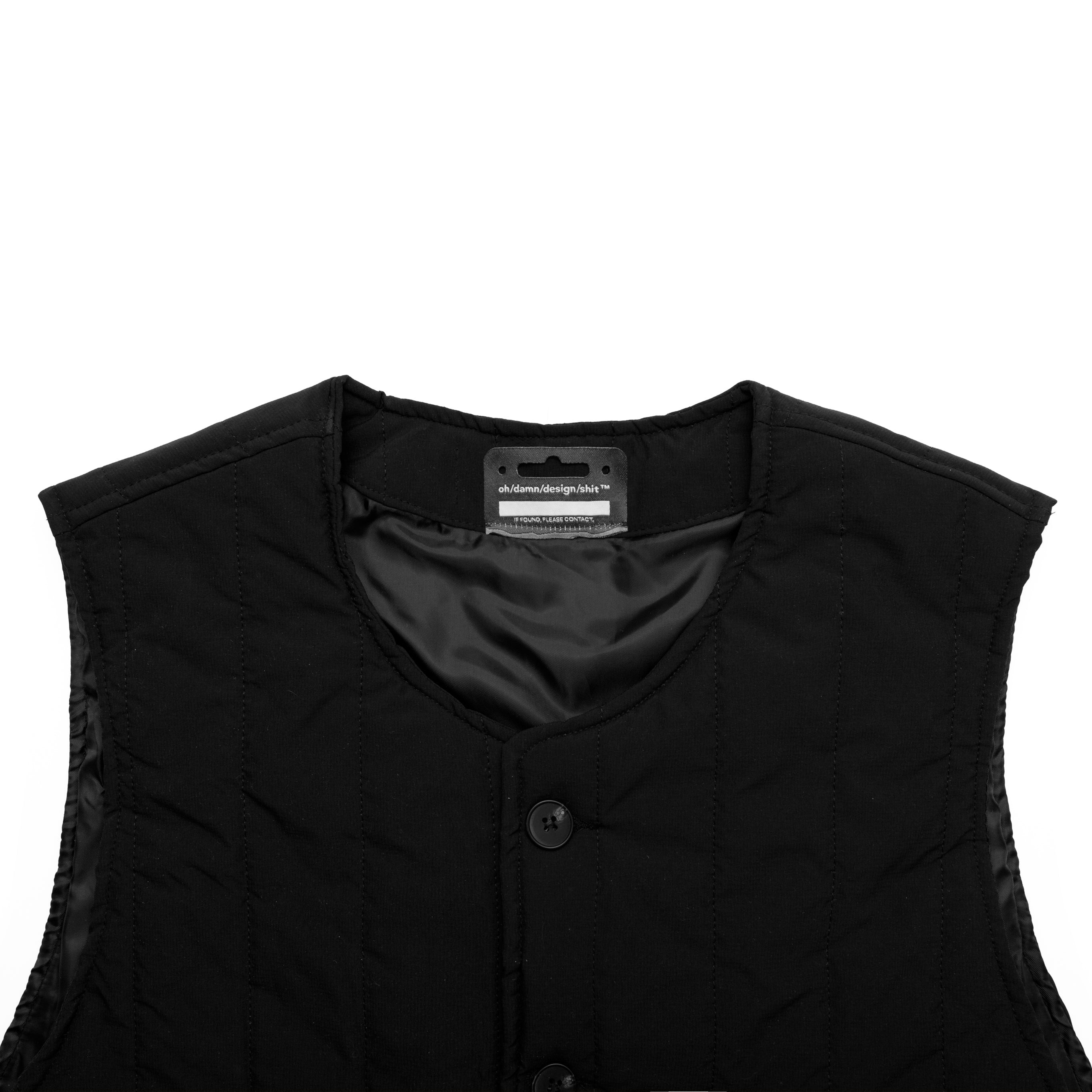 Quilting Design Vest BLACK www.ijdtogo.org