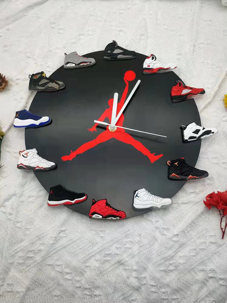 air jordan sneaker clock