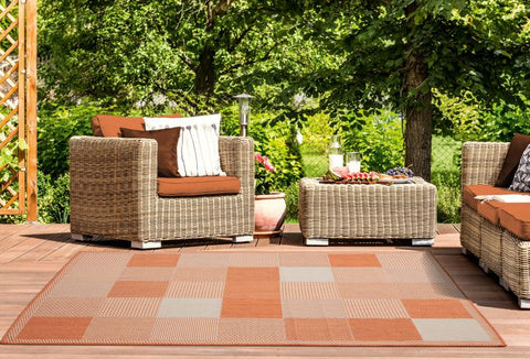 colorful outdoor rug