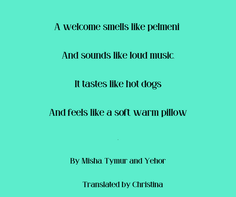 Welcome poem translation