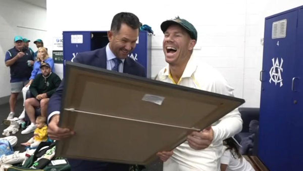 Ricky Ponting delivers special gift to David Warner after Boxing Day heroics