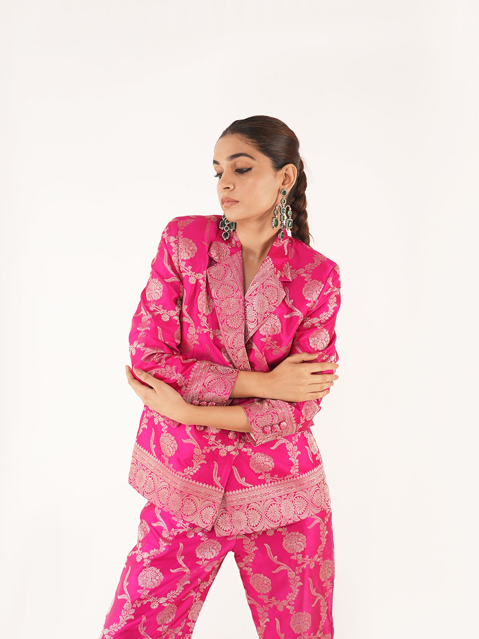 Devi Silk Pant Suit 2.0 – Shriya Singhi Label