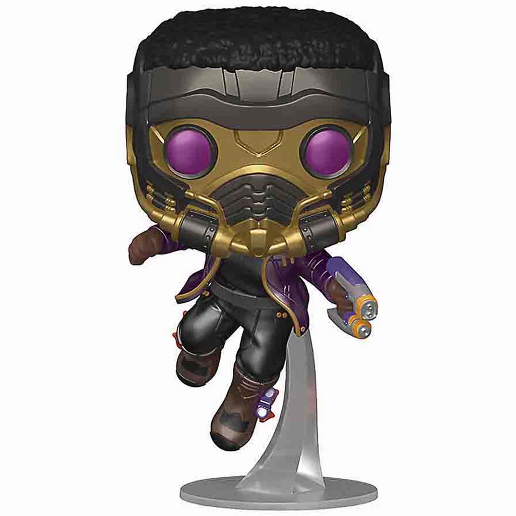Funko Pop! Marvel: What If..? - T’Challa Star Lord Metallic - Box Lunch Exclusive
