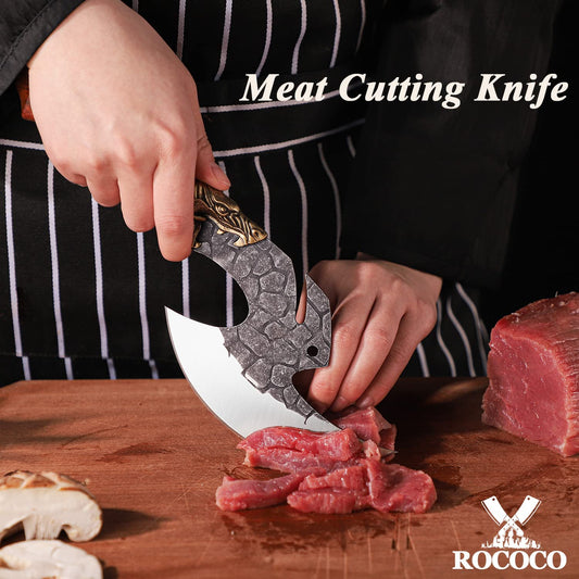 PURPLEBIRD 12 Inch Carving Knife Ultra Sharp Slicing Knife,Hand Forged  Brisket Knife High Carbon Steel Meat Slicer, Long Kitchen Knives,Best for