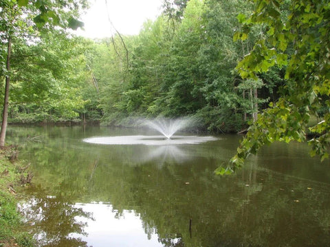 Pond Fountain Installation