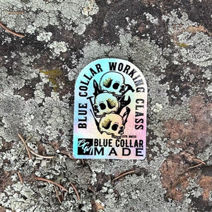 Working Class Sticker - Blue Collar Made