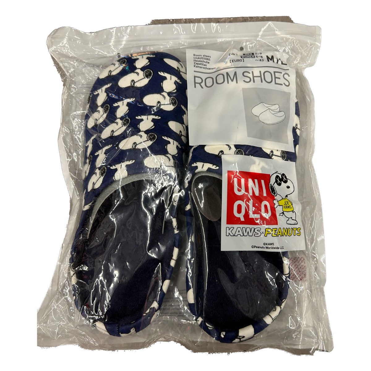 Uniqlo KAWS Peanuts Room Shoes (Medium / Large) – Trading Desk