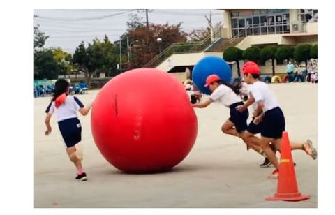 Sports Day in Japan and The big Ball Race