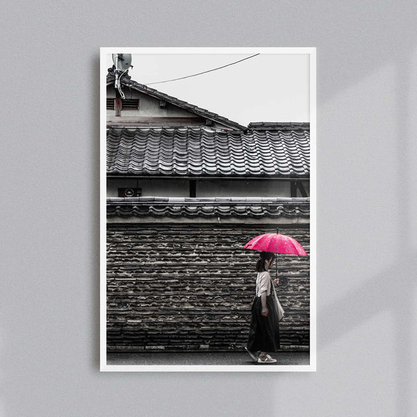 Tirage Photographie d'Art: Jour de Pluie à Kyoto