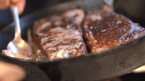 baste your reverse sear steak