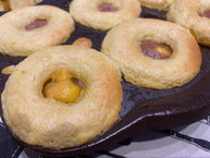 Jalapeno Cheddar Kielbasa Corn Muffins recipe made with corn muffin mix and Dickey's Jalapeno Cheddar Kielbasa