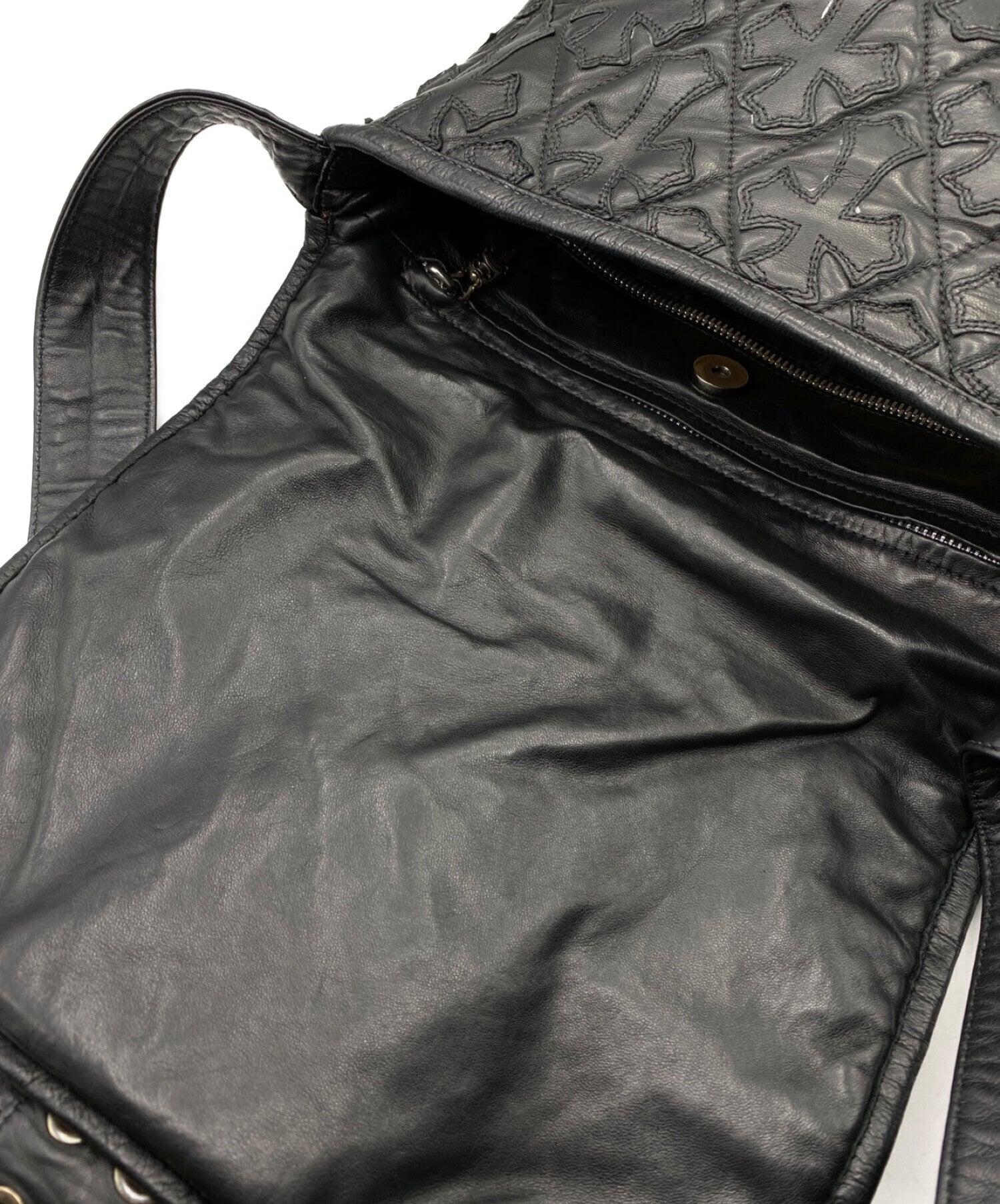 CHROME HEARTS CEMETERY HEAVY LEATHER 長財布 - 長財布