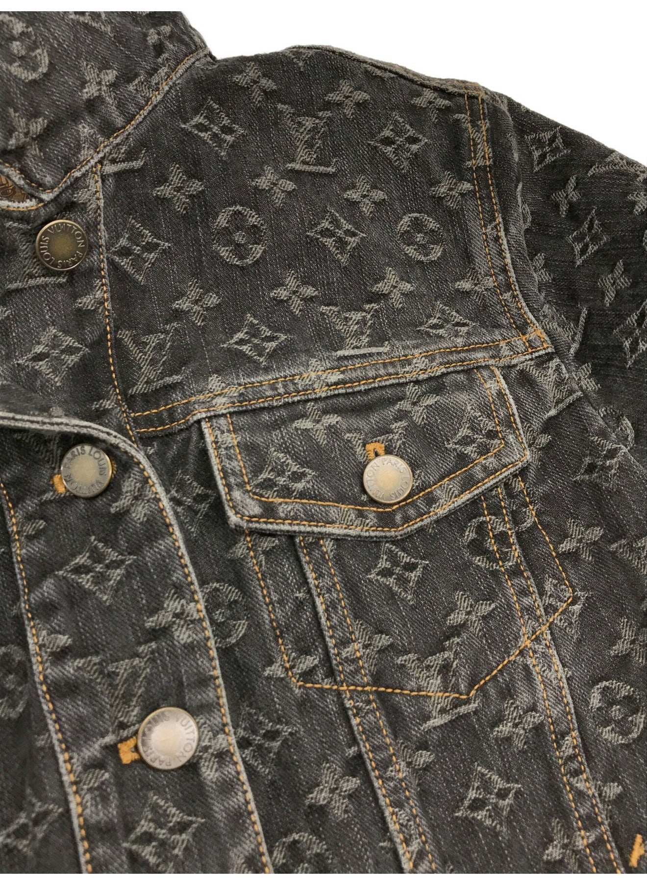 Louis vuitton purple denim jacket virgil ablohs collection Mens Fashion  Coats Jackets and Outerwear on Carousell