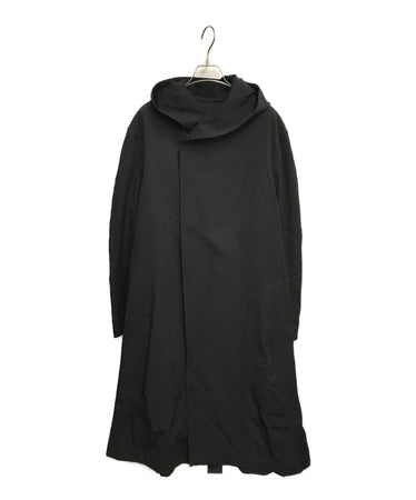 REGULATION Yohji Yamamoto Re Gabardine Hooded Coat HV-C98-148