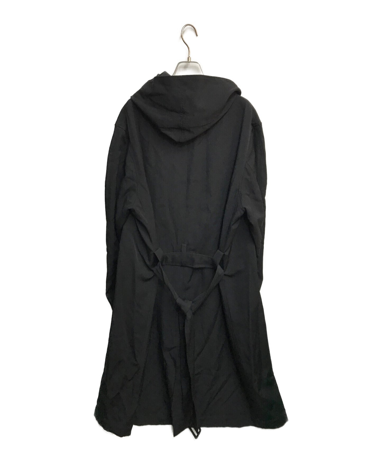 REGULATION Yohji Yamamoto Re Gabardine Hooded Coat HV-C98-148