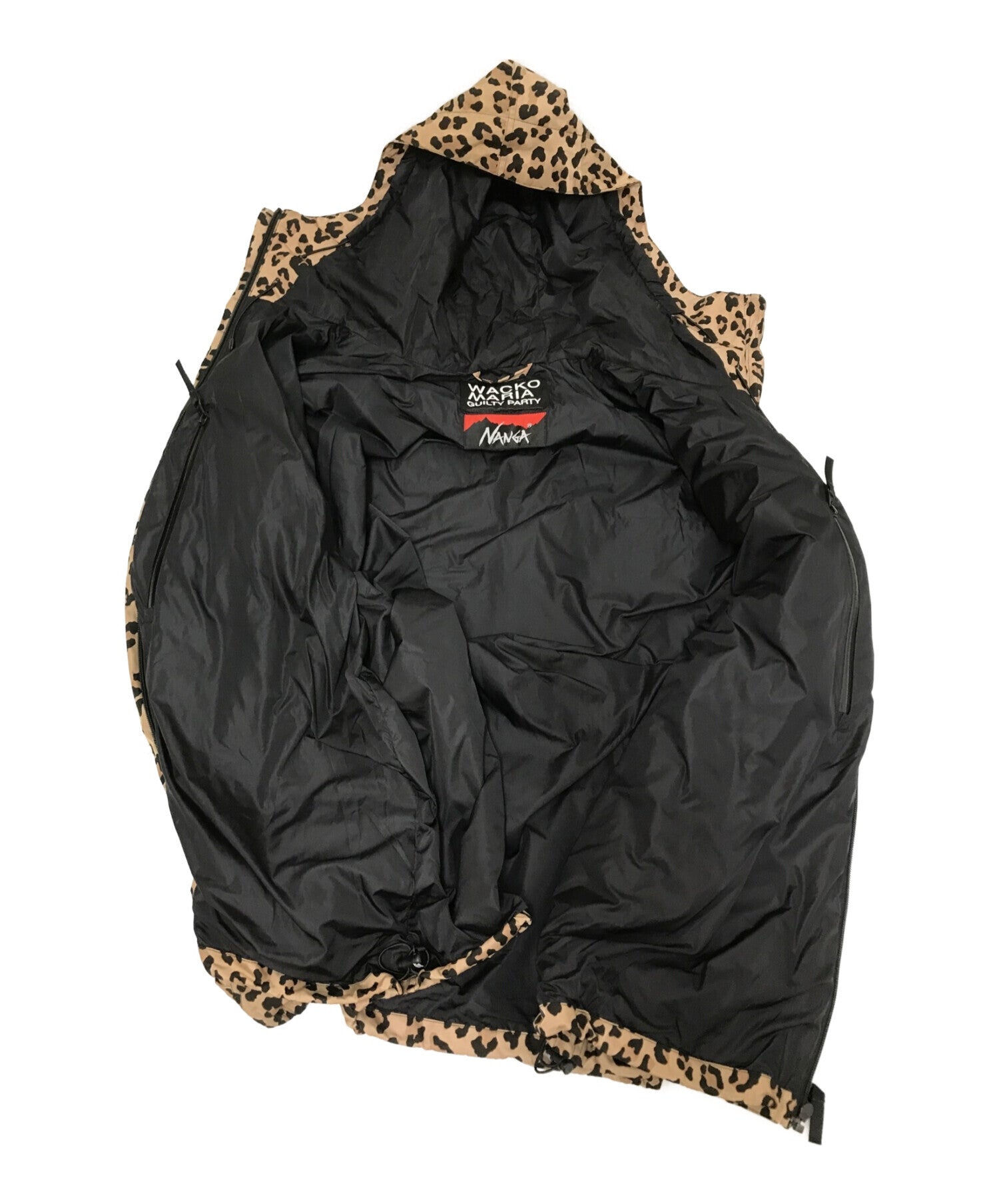 WACKO MARIA×NANGA Special Order LEOPARD MOUNTAIN PARKA Logo