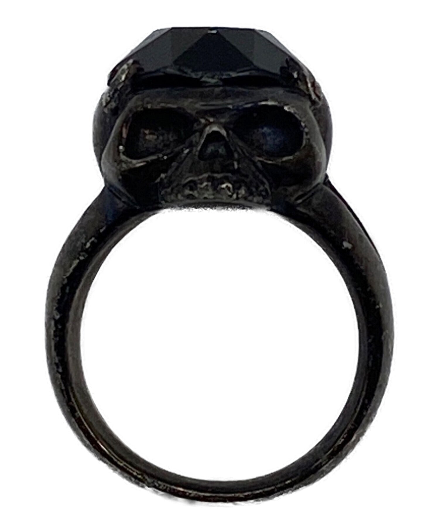 NUMBER (N)INE Black coated skull ring S06-NA003 | Archive Factory