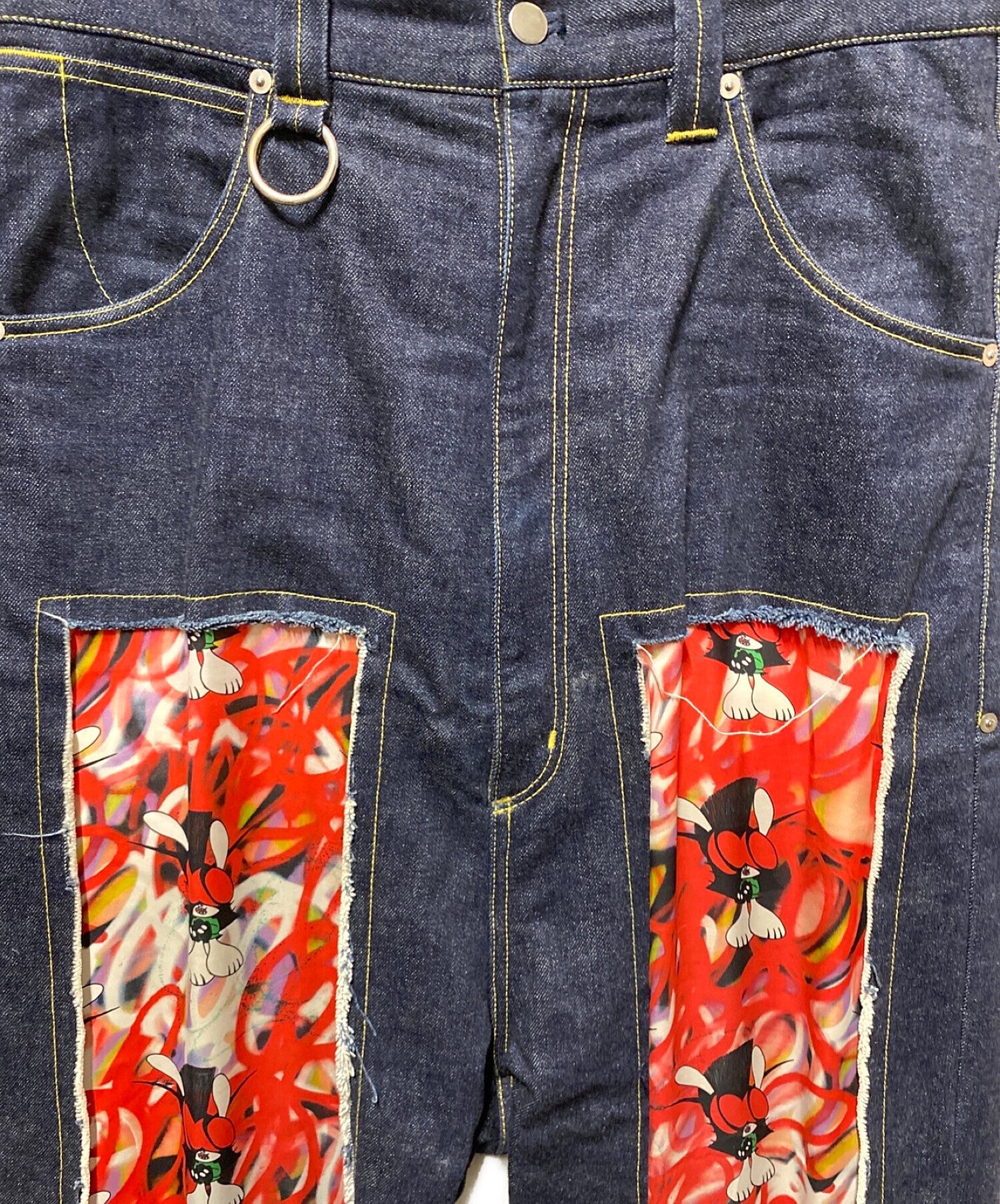 マラソン限定！ポイント5倍 KIDILL×SKOLOCT CRASH DENIM PANTS - 通販