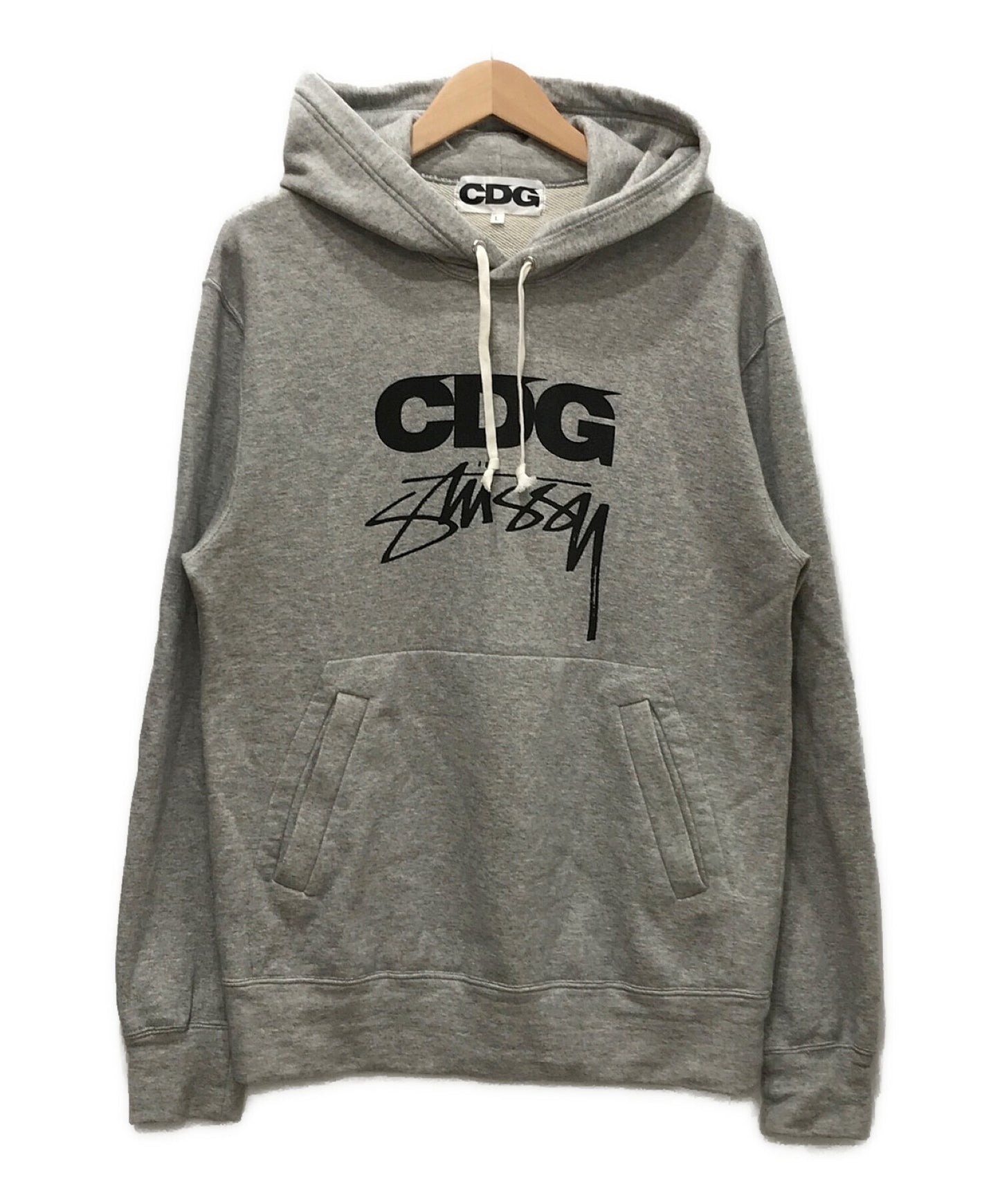 COMME des GARCONS × STUSSY 21AW HOODED SWEATSHIRT SH-T001