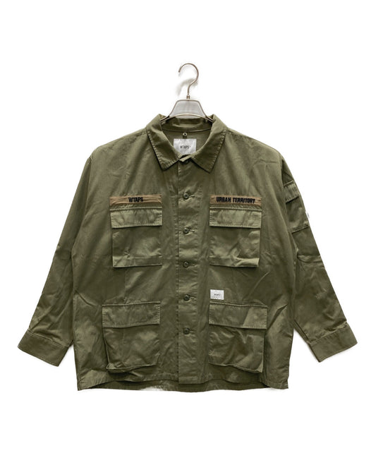 WTAPS PEAK OUT LS COTTON オリーブ Lサイズ ロンT | www.fleettracktz.com