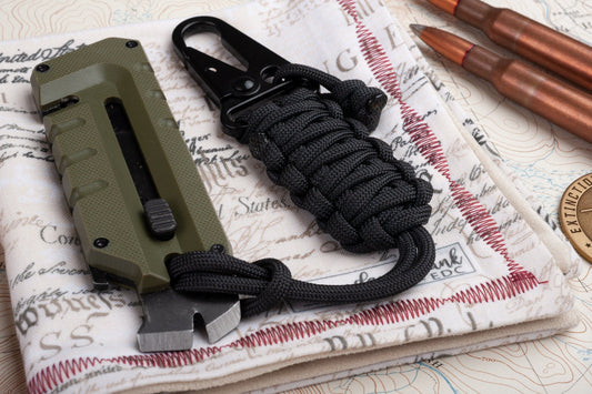 HK Hook EDC Survival Paracord Keychain – Extinction Level Event