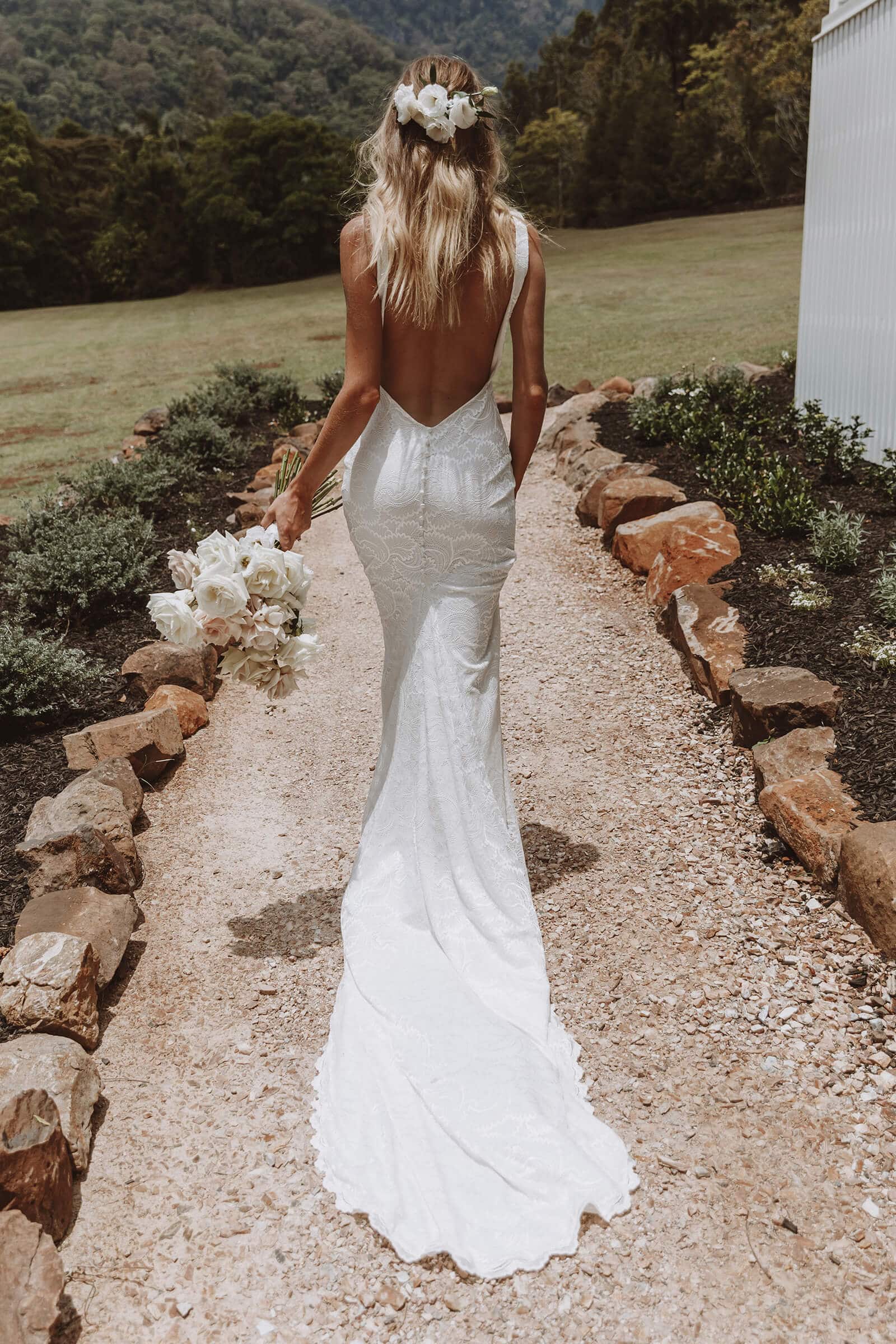River Gown | Lace Wedding Dress | Made to Order | Grace Loves Lace ...