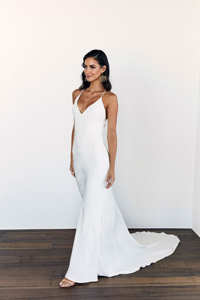 Dove Gown | Silk Wedding Dress | Made to Order Standard – Grace Loves ...