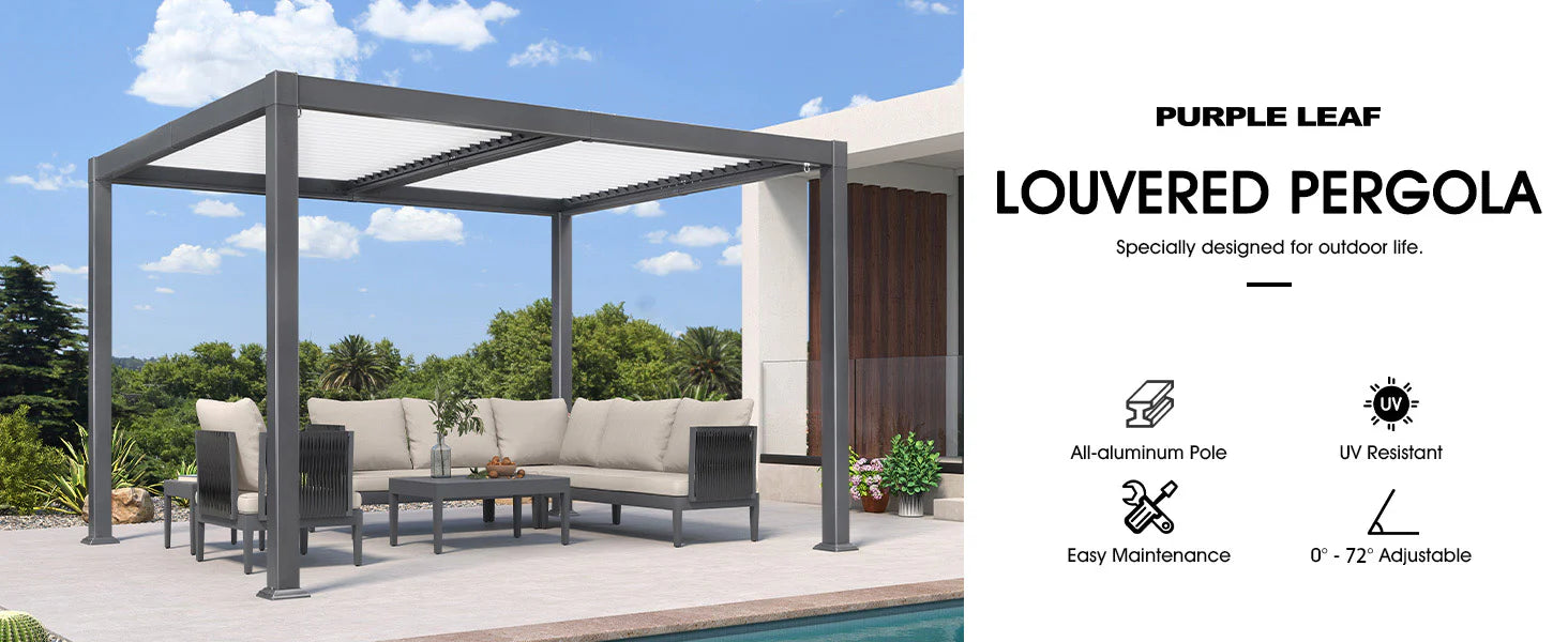 PURPLE-LEAF-Adjustable-Louvered-Pergola