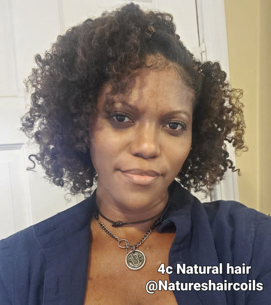 4c natural curly hair bantu knot method