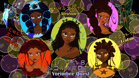 Yorimbee Quest, 3D animation and game dev.  Support, protect, and empower black women of color.  Indigenous Black Women of Color, African-American Woman, beautiful black women, lovely black girl, black culture, black girl magic, natural hair, curly hair, coiled hair, art, animation, disney, marvel, anime, social justice, eco-friendly, 4c hair