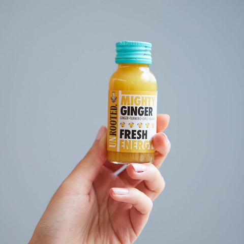 Ginger shot bottle