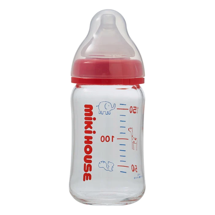 Glass milk bottle (160ml) (baby bottle)