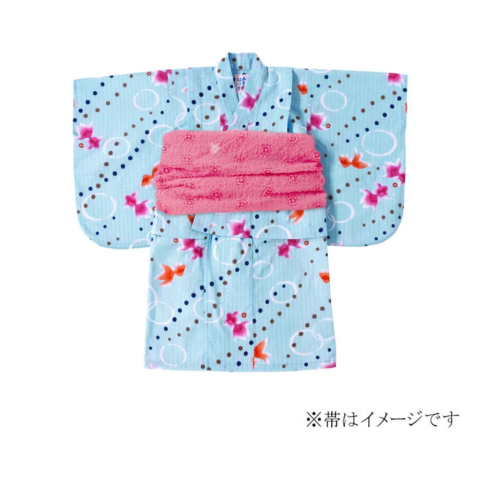 金鱼图案Yukata（适合女孩）