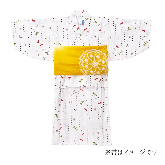 Goldfish / Tonbo Japanese pattern yukata (for boys)