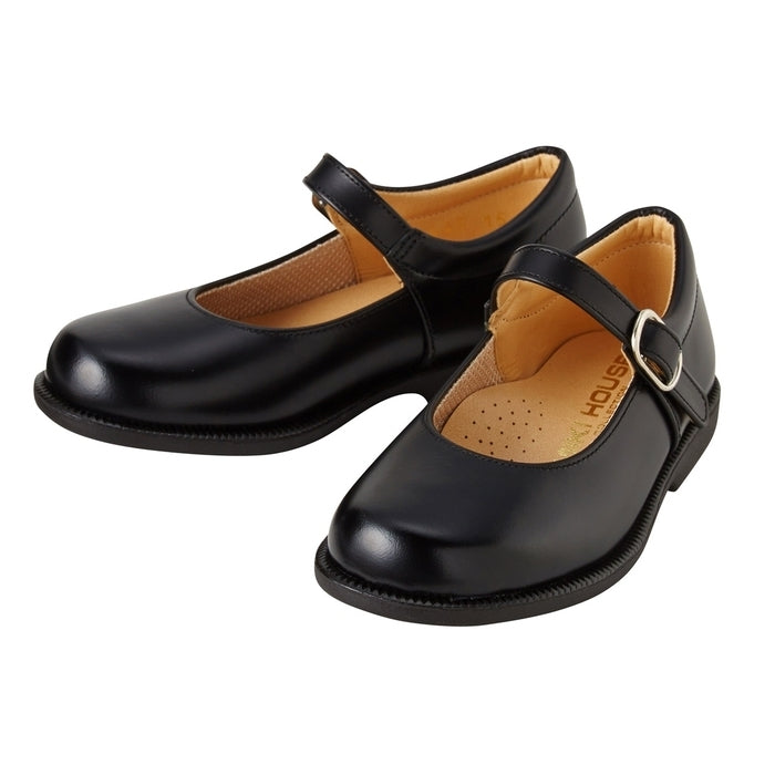 Cowhide one strap shoes