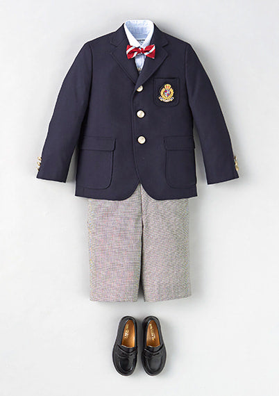 子供服　110cm ミキハウスコレクション　男の子　半ズボンスーツ　入学式