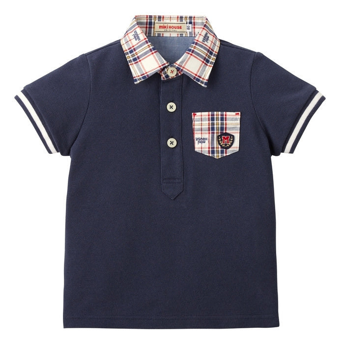 Short -sleeved polo shirt