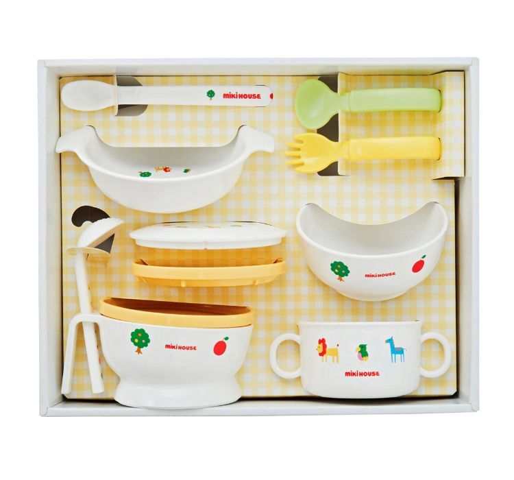 【新品】ミキハウス 食器セット 13点 /お皿 コップ スプーン