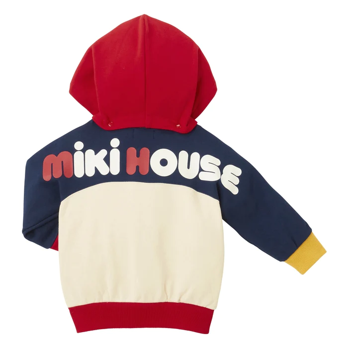 印象のデザイン MIKIHOUSE バックロゴパーカー HOUSE（ミキハウス