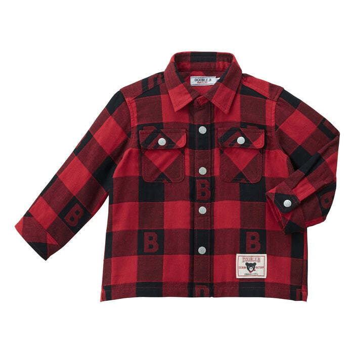 Block check shirt