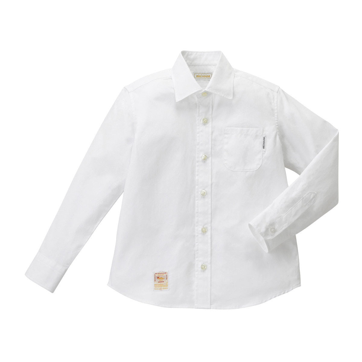 长 - 衬衫衬衫Kaijima棉花