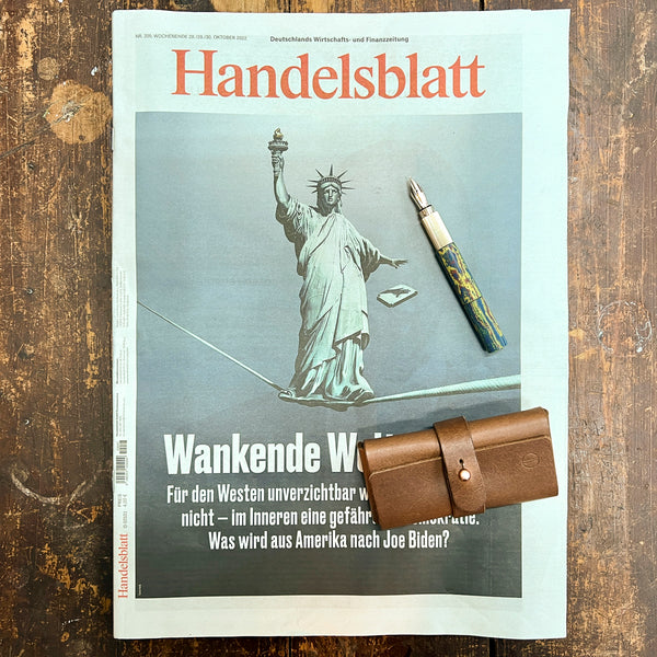 Frank Pressentin im Handelsblatt, Titelbild